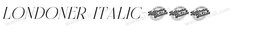 Londoner Italic字体转换 Londoner Italic字体转换